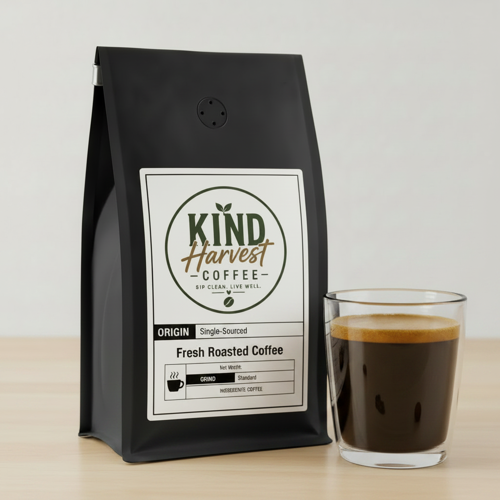 6 Bean Blend - Glass with Crema